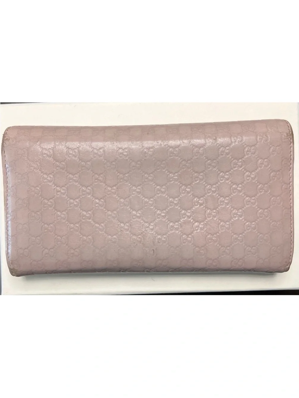 Authentic Gucci Microguccissima Continental Wallet Lavender Leather w/ COA - Picture 2 of 10